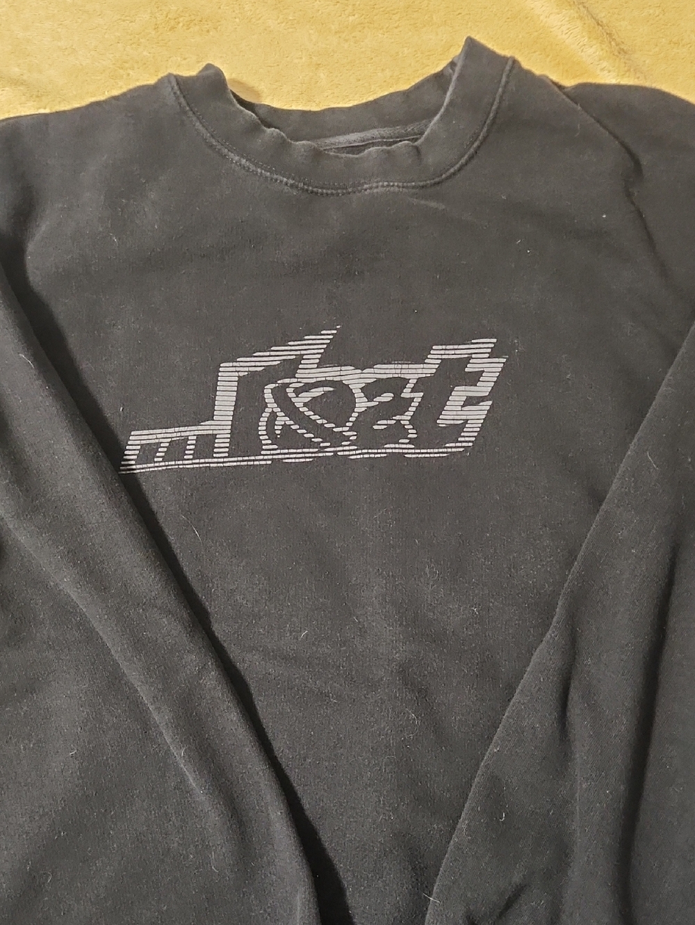 Men's L Black LOST enterprises Sweatshirt Surf Large Space Pullover Sweater Tee - Picture 4 of 4